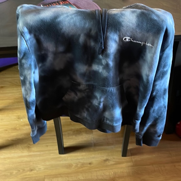 Champion Tye Dye cropped hoodie - Picture 1 of 3